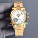 Replica Rolex Explorer I Yellow Gold White 369 Dial 41MM